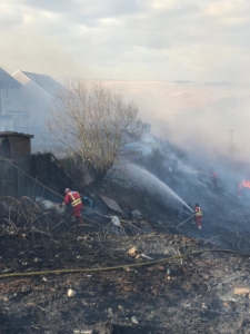 Scene of Grass Fire in Trebanog