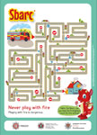 Sparc the dragon activity sheet maze