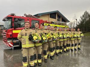 On-Call Firefighters at Cardiff Gate Training Centre